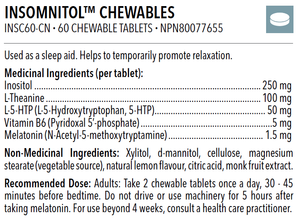 Insomnitol™ Chewables 60Tabs - Designs for Health