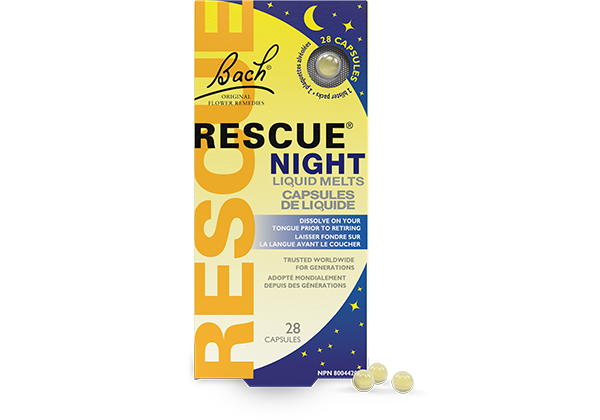 Rescue® Night Liquid Melts 28Caps - Bach