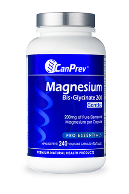 Magnesium Bis-Glycinate 200 Gentle 240VCaps - CanPrev