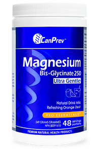 Magnesium BG 250 Powder Orange Zest 249g - CanPrev