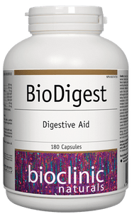 BioDigest Digestive Aid 180Caps - BioClinic Naturals