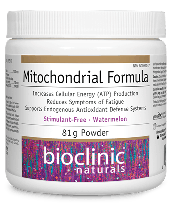 Mitochondrial Formula Stimulant-Free Watermelon Flavour Powder 81g - BioClinic Naturals