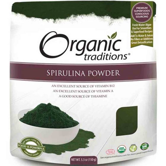 Spirulina Powder 150g - Organic Traditions