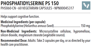 PS 150 Phosphatidylserine 60Caps - Designs for Health