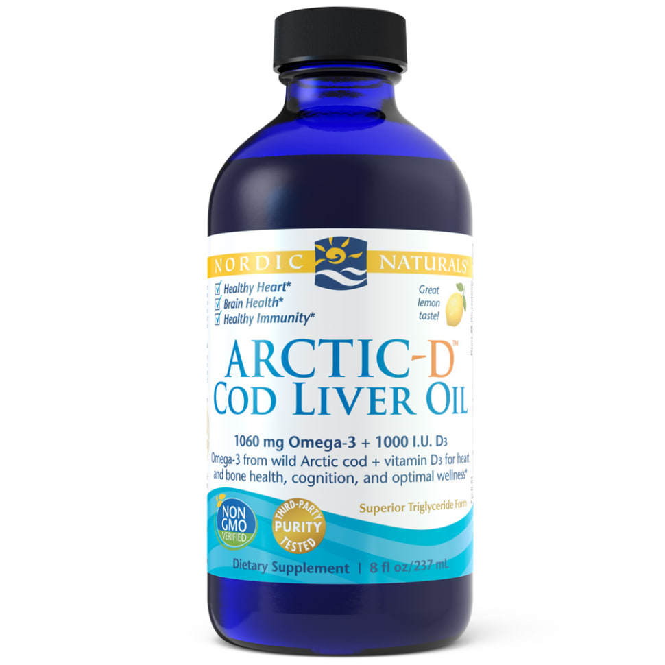 Arctic-D Cod Liver Oil Liquid 237mL - Nordic Naturals