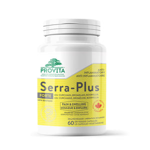 Serra-Plus Forte 120,000 SU 60VCaps - Provita