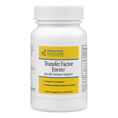 Transfer Factor Enviro for Mycotoxins Detox (60GCaps) - Researched Nutritionals