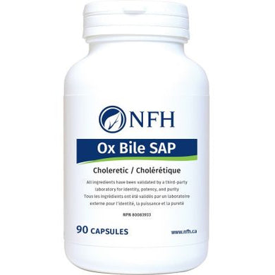 Ox Bile SAP Choleretic 90 Caps - NFH