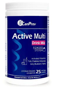 Active Multi Drink Mix Powder Blueberry 219g - CanPrev
