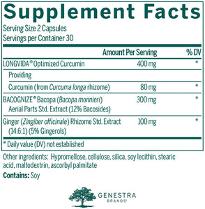 Neurogen Cognition 60VCaps - Genestra