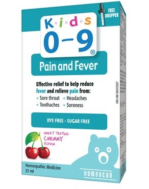 Kids 0-9 Pain and Fever 25 mL