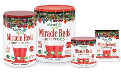 Miracle Reds Canister 284g - MacroLife Naturals