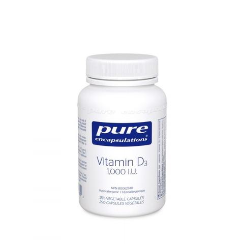 Vitamin D3 1000 IU 120VCaps - Pure Encapsulations