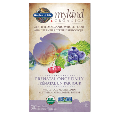 Organics Prenatal Once Daily Multi 30 Vegan Tabs - Garden of Life