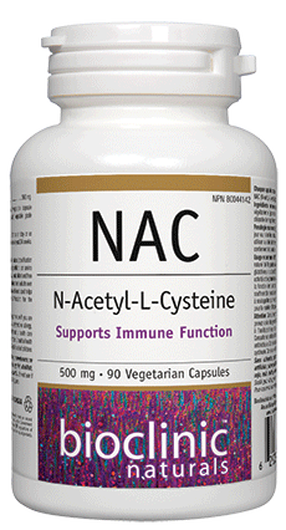 NAC 500 mg (90 VCaps) - BioClinic Naturals