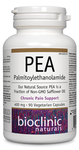 PEA Palmitoylethanolamide 400mg 60VCaps - BioClinic Naturals