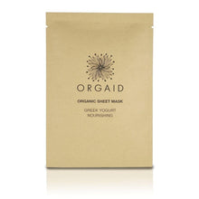 Load image into Gallery viewer, Greek Yogurt Nourishing Organic Individual Sheet Mask - Orgaid