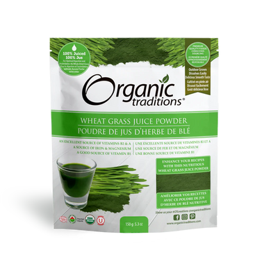 Wheat Grass Juice Powder 150g - Organic Traditions