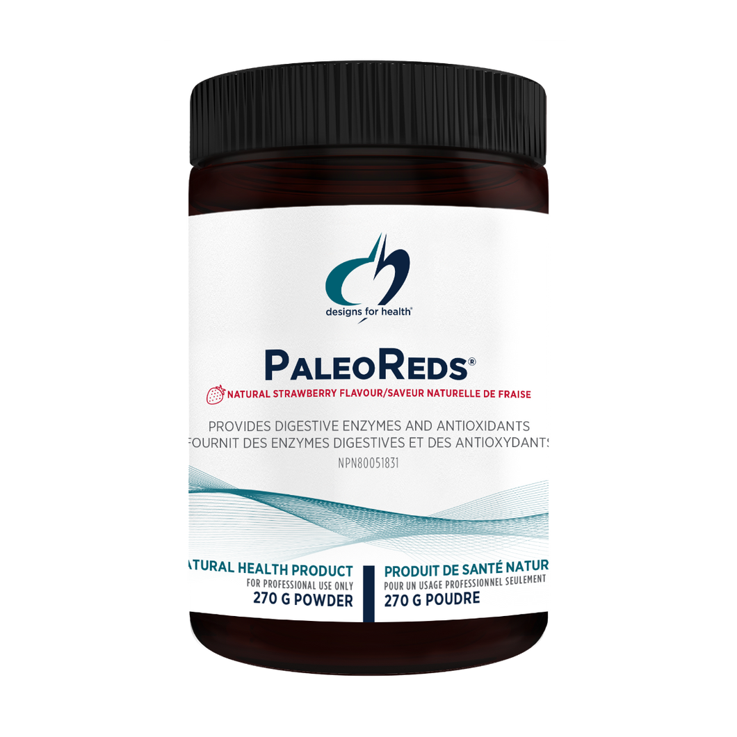 PaleoReds® Strawberry Flavour Powder 270g - Designs for Health