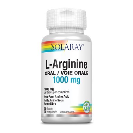 L-Arginine 30Tabs - Solaray